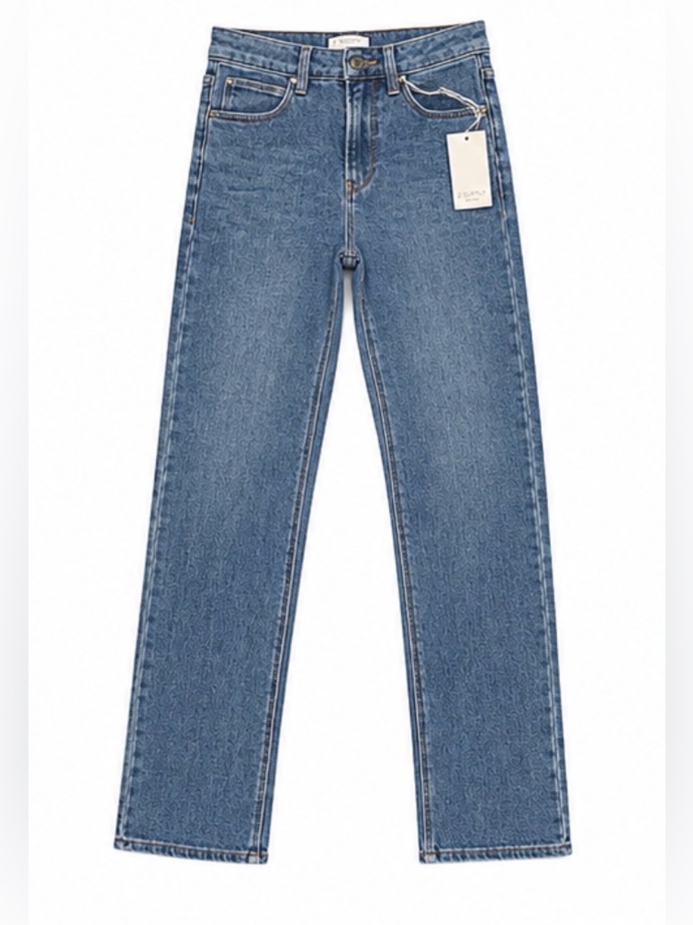 Z Supply Denim NWT High Rise Straight Leg Jeans Size 24